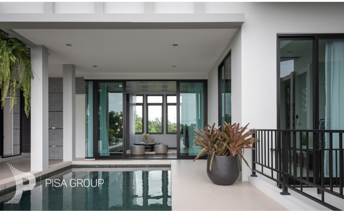 Cửa nhôm mở quay Sumito